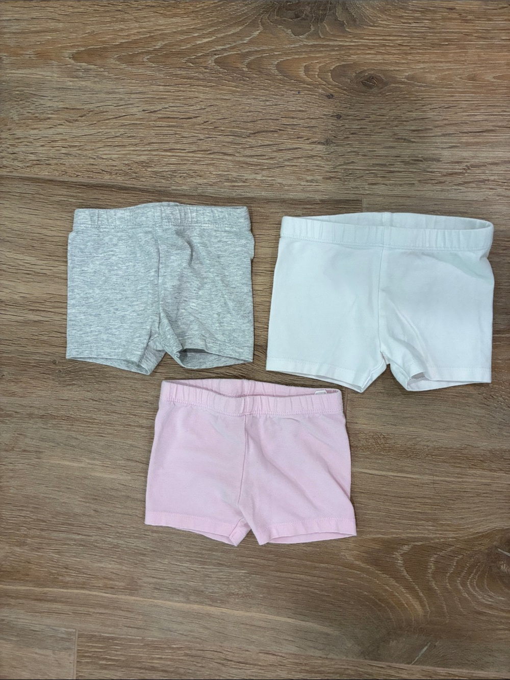 3-Pack Girls Jumping Beans Cartwheel Shorts 12M